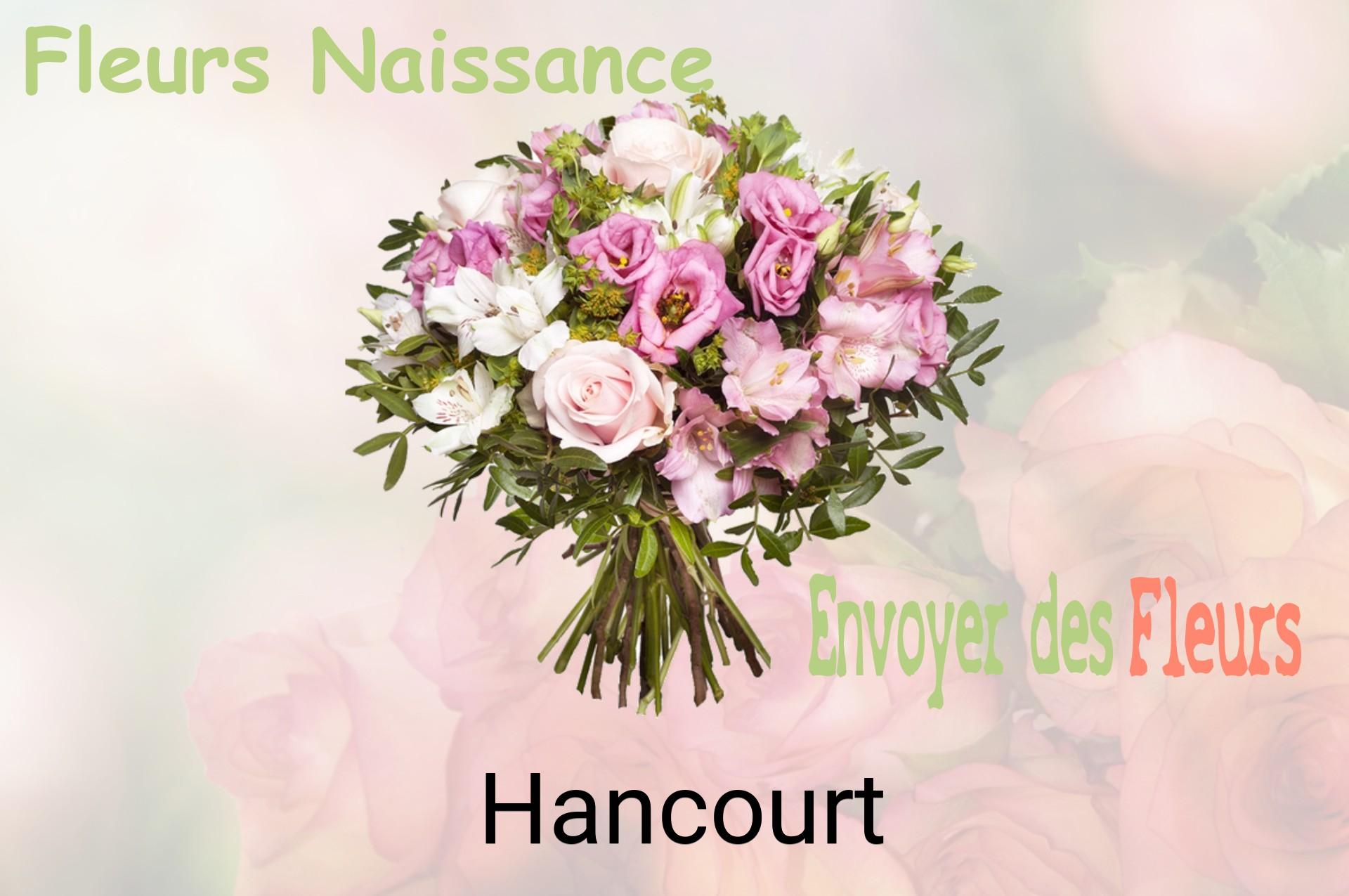 Bouquet de fleurs de naissance livré à Hancourt